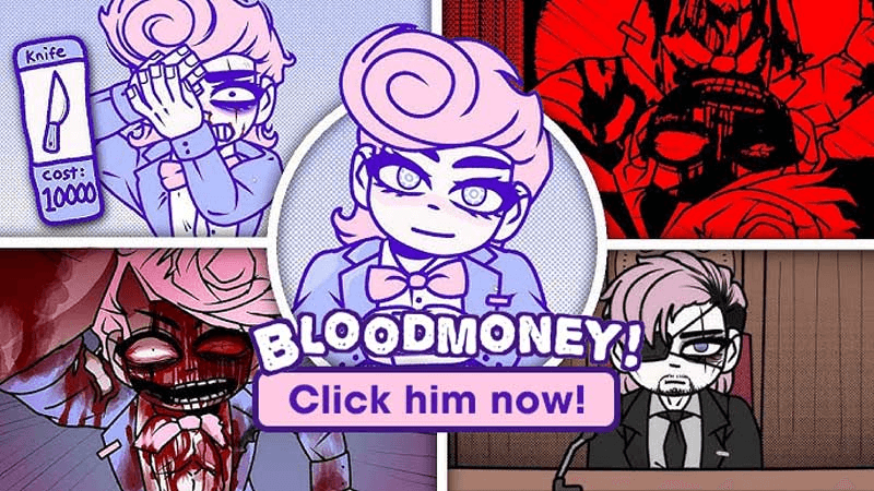 Play Blood Money Game Online Free - Dark Humor Clicker
